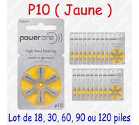 Camelion Piles auditives Power One p10 Zinc-Air - 6 piles