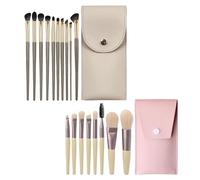 18 Pinceaux De Maquillage Et 2 Packs De Pinceaux Portables, Pinceaux À Paupières Pour Cheveux Doux, Un Ensemble Complet D'Outils De Maquillage, Au Maquillage Du Visage.