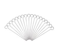 18 Racine 6'' pour les découpes de dinde pique brochette, brochette inox,les rôtis brochettes en métal Poultry barbecue supplies Broches à rôtir en oie pour la cuisson au barbecue bbq brochettes (18)