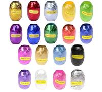 18 Rouleaux Rubans de Curling Colorés, 5mm x 10m Ballon Curling Ruban, Bricolage Artisanat Rubans Curling, Ruban Cadeau, pour Emballage Cadeau Décoration de Mariage Fête Gâteau Bouquet