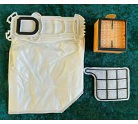 18 Sac D'Aspirateur Pour pour Vorwerk Kobold 135,136 Moteur Et Filtre Hygiénique