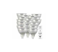 : 18 spots LED GU5.3 - 6 W - 500 lm - Blanc lumière du jour