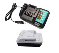 18 V 2,0 Ah BL1813G BL1820G BL1830G BL1840G 195608-4 Batterie + DC18WA Chargeur compatible pour Makita HP457D TD127D DF457D UR180D UH522D CL183D JV183D