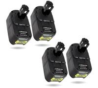 18 V 6000 MAh Compatible avec Ryobi One Plus 18 V Batterie Lithium-ION P108 P102 P103 P104 P105 P107 P109 P122 PBP005 Accessoires pour Outils Électriques De Remplacement(4pc)