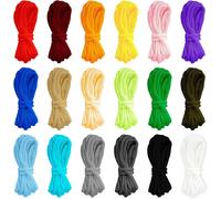 18 X Multifunctional Colourful Paracord Rope Bracelet Diy Dog Chain Tent Rope,Suitable For Various Camping Activities (3 M)