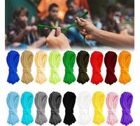 18 X Paracord Ropes,3 M Parachute Rope Suitable For Various Camping Activities,Paracord Bracelet Rope For Paracord Bracelet/Outfit/Dog Leash,Paracord Bracelet (4 Mm)