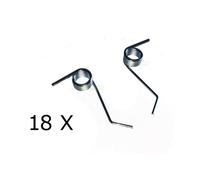 18 X ressort / pine pour scarificateur WOLF-Garten AMBITION V357B V389B / MTD OPTIMA 35VO 38VO