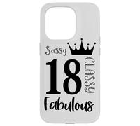 18 Year Old Fabulous - Sassy Classy 18th Birthday Teens Coque pour iPhone 15 Pro