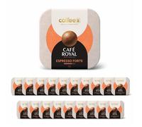 180 Coffee Balls Espresso Forte - Boules de café haut de gamme 100% compostable - Spécialement conçues pour l'utilisation de la machine à café CoffeB by Café Royal