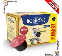 180 Capsules De Café Borbone Mélange Red Rossa 100% Compatibles Dolce Gusto