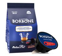 180 capsules de café bourbon compatibles doux goût mélange bleu pour machines...
