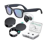 180° Couvercle de webcam rotatif pour Ray-Ban Meta Gen 2 [2Pack], couvercle léger en plastique pour lunettes Meta bloque 85% de la lumière LED pour Wayfarer/Skyler/Headliner et accessoires pour