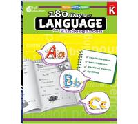 180 Days(tm) Language for Kindergarten: Practice, Assess, Diagnose