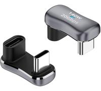 180 Degree Angle Usb Type C Adapter Lot De 2, U Shape Usb C Male To Usb C Female,U Shape Usb C Extender Connector Supporte 20Gbps Et Vidéo 4K@60Hz Pour Steam Deck, Switch, Tablette[GBP6273540]