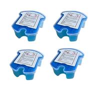 180 ml for cartouches de recharge Braun Clean & Renew CCR, nettoie le rasoir for une hygiène optimale, les cheveux résiduels et les particules de peau,(4 pack)