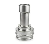 Ø 180 mm Schiedel ICS Pièce de raccord simple paroi ajustable par recoupe Ø 160 mm
