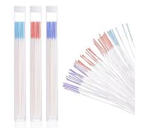 180 Pièces de Nettoyant pour Trous de Boucles d'Oreilles, fil d'Oreille Jetable Nettoyeur Trou Boucles d'Oreilles pour le Suivi du Perçage des Trous d'Oreille (Bleu, Rose Rouge, Violet)