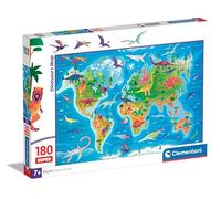 Clementoni 180 pièces - Dinosaurs Map