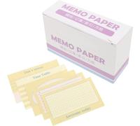 180 Pièces Fiches de Révision Lignées au Recto, Vierges au Verso | Papier Jaune ou Rose, Capture Rapide, Aide Mémoire, Usage Bureau et Planification de Projet