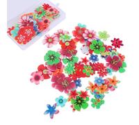 180 Pièces Fleurs Comestibles pour Gateau, Comestibles Fleurs Cupcake Toppers Gluant Papier De Riz Décoratif Décorations De Gâteau Fleurs Gâteau Coloré Comestibles pour Anniversaire