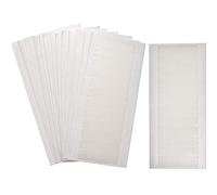 180 Pièces Onglets de Ruban d'Extension de Cheveux Rubans d'Extension Double Face (Blanc)