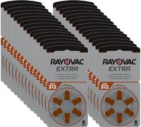 Rayovac Piles auditives Extra Advanced 312 marron 60 (blister de 10 x 6) 2020