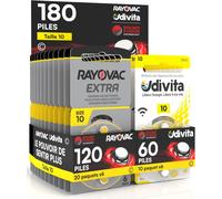 180 Piles Pour Appareils Acoustiques Rayovac Extra Advanced 10 180 Piles : 120 Rayovac + 60[Z515]