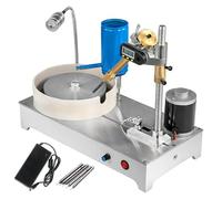 1800 Tr/Min Polisseuse de Bijoux,Machine de Polissage de Roche à Facettes Gemmes,Polisseuse à Bijoux Plate avec Affichage NuméRique,AdaptéE au Travail des Bijoux,du Ja(Size:Bras d'affichage numérique)