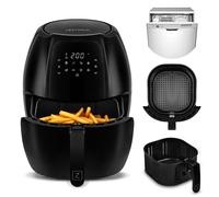 Friteuse sans huile ZEEGMA Knapper Grand - 1800W - 200° en 60s - 6L - 8 programmes