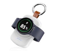 1800mAh Power Bank pour Samsung Galaxy Watch Mini Chargeur Portable Chargeur Magnétique Batterie Externe Compatible avec Samsung Galaxy Watch 7/Ultra/6/6 Classic/5 Pro/5/4/3/Active 2/1 (X27-W)
