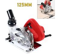 1800W 220V Fraiseuse de murs Fraiseuse à fentes Fraiseuse murale Scie circulaire Scie circulaire Marbre Pierre Tampon de polissage de la pierre Machine de découpe sans poussière 18000r/min Coupe-carre