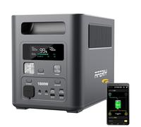 1800W Générateur Électrique Portable, AFERIY Nomad1800, 1024Wh de Capacité, Recharge Rapide 0-90% en 60 Min, Batterie Nomade LiFePO4, UPS, BMS, Station d'Énergie Portable pour Camping, Travail, RV