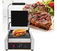 1800W Gril de table électrique Gril de contact 220V BBQ Indoor Grill double surface de gril lorsqu'il est ouvert comme gril de table BBQ aussi pour sandwich steak panini