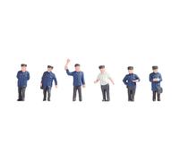 Noch Figurines Agents des chemins de fer 18010 - Boîte 6 personnages Échelle HO 1:87