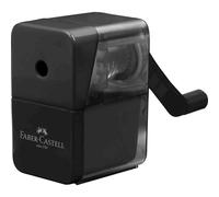 [180984] Faber-Castell Machine à tailler à Manivelle Manuelle 1 Trou Noir
