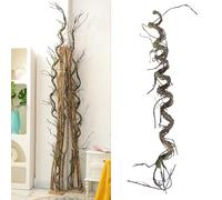 180cm/71inch pliable artificiel Floral vigne guirlande faux réaliste boisé Branches plantes rameaux tiges tronc avec mousse pour extérieur manteau suspendu au mur jardin Halloween Jungle décoration de