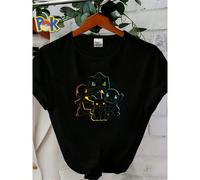 180g Coton pur Pokémon - T-shirt sans manches Pikachu Squirtle Kanto Circle, Noir - Streetwear décontracté, extensible et polyvalent pour femmes et unisexe. Mode légèrement stylée, douce, respirante e