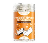 180g de collations à la Viande de Poulet lyophilisée pour Animaux de Compagnie, collations pour Chats, purement Naturelles et Riches en protéines, Convient pour Les Chats et Les Chiens
