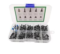 180Pcs/Box 6x6 Touch Switch 10 Type Tact ON/OFF Tact Push Button Switches Assortment Kit DIY Tool Accessories NWPNLXEA