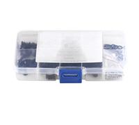 180pcs m3 socket hex à bouton plat de tête vis des casse-tête kit de qualité industrielle