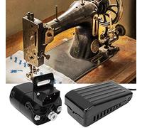 180W Moteur de machine à coudre Contrôleur de vitesse variable de pédale de couture Commutateur de pied de machine à coudre Pièces accessoires pour machine à coudre Avec pédale(UE)