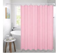 180x200 cm Rideaux de Douche Tissu Imperméable Anti Moisissure | Rideau Douche Rose, Rideau de Salle de Bain Peva RIDEAU DE DOUCHE