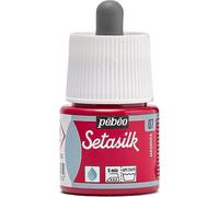 [181-007] Pébéo Flacon 45ml Setasilk Peinture sur Soie - Bouchon Pipette Magenta