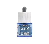 [181-014] Pébéo Flacon Pipette 45ml Peinture Soie Bleu Azur