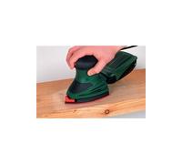 Feuille abrasive pour ponceuse Multi avec bande auto-agrippante, perforé Wolfcraft 1811000 Grain 40
