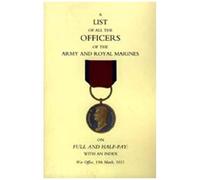 1815 List Of All The Officers Of The Army And Royal Marines On Full And Half-Pay With An Index.