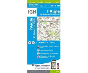 1815sb l'aigle sainte-gauburge sainte-colombe - Collectif - Ign Institut Geographique National - broché - Atlas / carte