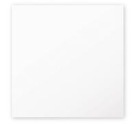 Clairefontaine 1816C - Paquet de 25 Cartes Simples - Format Carré 13,5x13,5cm - 210g/m² - Coloris Blanc - Cartons d'Invitation Evènements et Correspondance - Gamme Pollen - Papier Premium Lisse