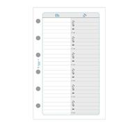 [18216E] Exacompta Recharge accessoire Exatime 17 adresses-téléphones 47 feui...