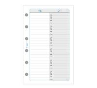 [18216E] Exacompta Recharge accessoire Exatime 17 adresses-téléphones 47 feui...